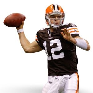 Reebok Cleveland Browns Colt McCoy Jersey Size 48 NFL Football Fan Merch #12 QB
